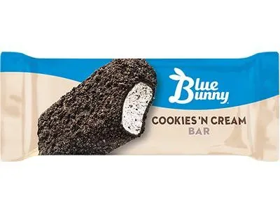 Blue Bunny Cookies ’N Cream Bar — ice cream bar served from the Schaumburg Ice Cream Truck