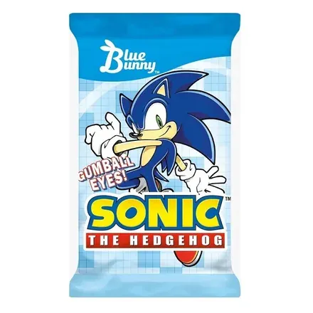 Blue Bunny Sonic The Hedgehog Bar — character ice cream bar served from the Schaumburg Ice Cream Truck