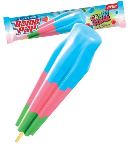 Bomb Pop Bomb Pop Candy Clash — ice pop served from the Schaumburg Ice Cream Truck