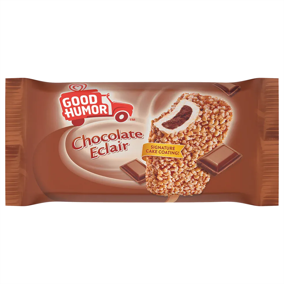 Good Humor Chocolate Éclair Bar — ice cream bar served from the Schaumburg Ice Cream Truck