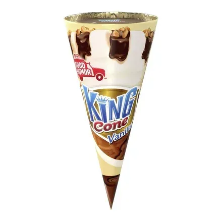 Good Humor King Cone Vanilla — ice cream cone served from the Schaumburg Ice Cream Truck