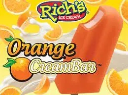 Rich’s Orange Cream Bar — ice cream bar served from the Schaumburg Ice Cream Truck