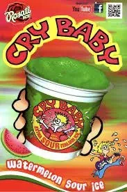 Rosati’s Cry Baby Watermelon Ice — sour ice pop served from the Schaumburg Ice Cream Truck