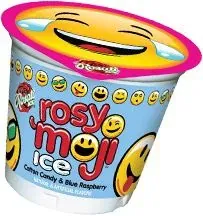 Rosati’s Rosy Moji Ice — fruit ice served from the Schaumburg Ice Cream Truck